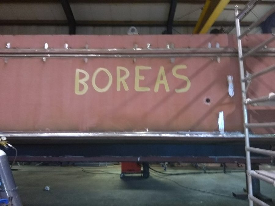 De Boreas is geregistreerd in het Kadaster